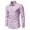 Pink, variant on Azrian Long Sleeve with Turn-down Collar and Button Shirt for Men,Men's Printed No Iron Loose Button Lapel Long Sleeved Shirt
