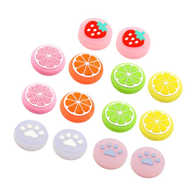 unbranded 14Ud Cubiertas Antideslizantes De Silicona Para Joystick Con Estilo Animal Y Brillo
