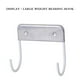 thumbnail image 5 of Yuarrent Colgador de estante de hierro eléctrico, gancho doble, tabla de planchar de acero inoxidable, organizador de pared de almacenamiento para Almacenamiento y organización del hogar Blanco Yuarrent HA025555-01, 5 of 5