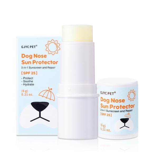 Bálsamo protector solar para nariz de perro SPF 25, natural, apto para lamer, GJYC PET