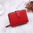 thumbnail image 1 of Mini Porte-Monnaie de Luxe, Porte-Carte Hasp, Portefeuille Dame, Rouge, 1 of 5