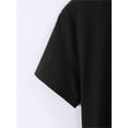 thumbnail image 3 of Camiseta informal de manga corta con cuello redondo y estampado geométrico vibrante para hombre. Tejido de algodón suave y ligeramente elástico. Lavable a máquina. Ideal para todo el año. Ideal para v, 3 of 8