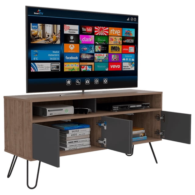 Mesa P/ Tv 55pulg Centro Entretenimiento Miel Excelsior