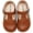 01 Brown, variant on Girl's Classic Mary Jane School Uniform Shoes Flat Dress Shoes