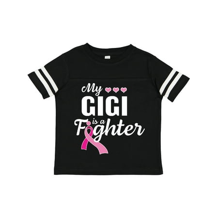 

Inktastic Breast Cancer Awareness My Gigi is a Fighter Gift Toddler Boy or Toddler Girl T-Shirt
