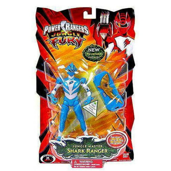 Power Rangers Jungle Fury Jungle Master Shark Ranger Action Figure