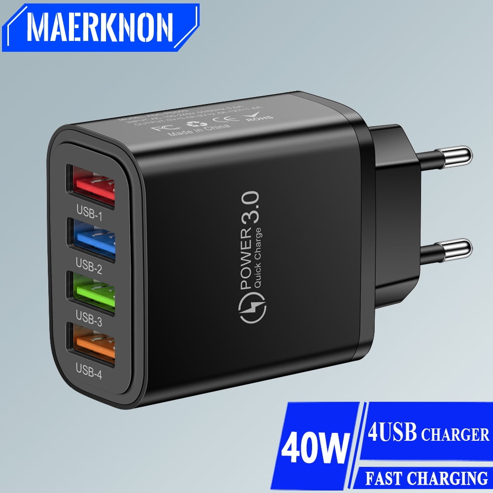 ROCK 18W QC 3.0 chargeur USB rapide téléphone chargeur rapide voyage adaptateur mural QC3.0 FCP