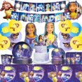 thumbnail image 2 of Bonita película Wish Birthday Party Juego decorativo vajilla Banner pastel desechable bandera colgante Globos de deseos Decoración de cumpleaños, 2 of 4