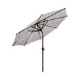 thumbnail image 3 of Polytrends Holme 9-foot Steel Market Patio Umbrella with Tilt-and-Crank Navy Blue, 3 of 5