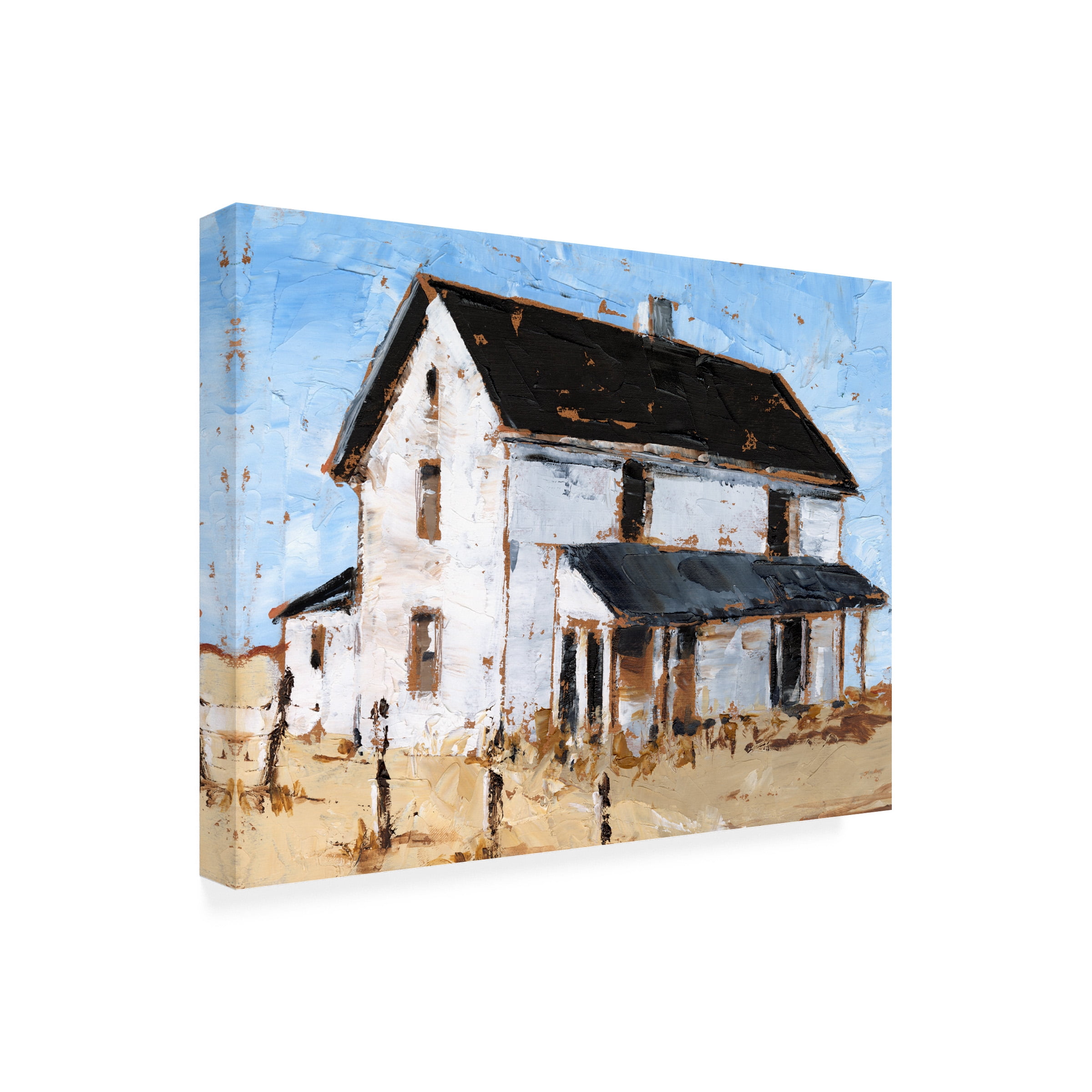 Ethan Harper 'Abandoned Farmhouse I' Canvas Art
