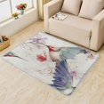 thumbnail image 2 of Humming Bird Area Rug 6x9, Birds Rugs for Living Room, Flowers Carpet, Soft Non Slip Machine Washable Fluffy Easy Clean, for Bedroom Dining Room Floor Home Decor Rug Km&-292, 2 of 7