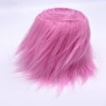 thumbnail image 2 of Shaggy Mohair Faux Fur Fabric Strips Ribbon, Pre Cut Roll, 4" Wide by 60" Long - Bubble Gum, 2 of 4