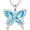 Style 3, variant on SISGEM Butterfly Necklace for Women, 925 Sterling Silver Diamond Butterfly Pendant Necklace, Jewelry Gifts for Mother Wife Lover Birthday Christmas Anniversary, with 18+2inch Chain