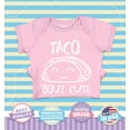 thumbnail image 2 of Shop4Ever Taco Bout Cute Baby's Bodysuit Infant Cotton Romper 24 Months Pink, 2 of 5