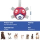 thumbnail image 4 of Pelota de fútbol de juguete para perros Diman con correas para perros pequeños (12,7 cm), 4 of 7