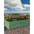 thumbnail image 3 of QinaQin Easy-To-Assemble Deep Elevated Flower Bed - Galvanized Steel Outdoor Planting Box, 3 of 8
