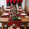 thumbnail image 6 of Christmas Red Poinsettia Placemats Set of 2, Winter Flower Cardinal Bird Snow Plaid Heat Insulated Linen Place Mats, Washable Stain-Proof Table Mats for Dining Tables Holiday Decor 13x19 Inches, 6 of 9