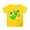 Yellow, variant on Hiijoy Toddler Girls Easter Graphic T-Shirt Short Sleeve Cotton Casual T Shirt, Sizes 3-13