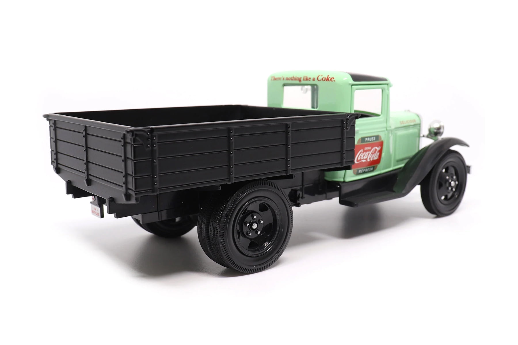 1931 Ford Model AA Pickup Truck Light Green and Black "Pause. Refresh. Drink Coca-Cola" 1/24 Diecast Model Car by Motor City Classics