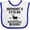 White and Royal, variant on Inktastic Mommy Hunting Buddy Archery Boys or Girls Baby Bib