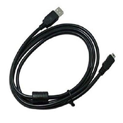Adhiper UC-E4 Power Cable Replacement USB Cable Data Synchronization Cable Compatible with Nikon D3100 D3100S D3X D40 D40X D50 D60 D70 D100 D700 D40X D300 UC-E15 Digital SLR Camera（1M/Black） 