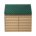 thumbnail image 4 of Starplast Large Dog House/Kennel for Large Dogs, Beige/Green, 4 of 4