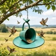thumbnail image 6 of Danhjin Hanging Bird Feeder for Outdoors, Hummingbird Feeders Cup Shaped Metal Garden Yard Decoration, 6 of 7