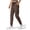 Coffee, variant on Womens Athletic Pants Yoga Joggers for Women Workout Track Travel Lounge Pants with Pockets