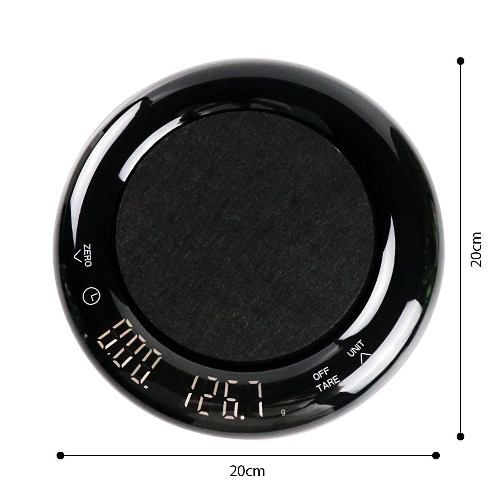 Digital Scale for Coffee with Anti Slip Base and Large LCD Display
