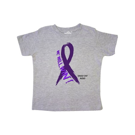 

Inktastic We Will Win Against Gynecologic Cancer Ribbon Gift Toddler Boy or Toddler Girl T-Shirt