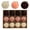 C, variant on Qonioi Flocked Christmas Tree Ball Ornaments, 12 Pcs Plastic Hanging Christmas Balls for Xmas Tree Decoration, Brown Holiday Ornaments for Festive Decor
