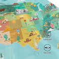 thumbnail image 3 of Balery USA Tourist Map Gorra de béisbol de tamaño ajustable para correr, entrenar y actividades al aire libre. Gorra de papá para todas las estaciones., 3 of 6