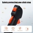 thumbnail image 6 of Wharick 63CC Gas Leaf Blower 665CFM 2-Stroke Powered Backpack Leaf Blower Snow Blower for Lawn Care Yard Dust Debris, 6 of 8