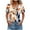 Multicolor#1, variant on "Women's Stylish Asymmetrical V-Neck Printed Button Blouses | Short Sleeve Tops S-3XL | Casual Summer Fashion Essentials"