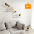 thumbnail image 2 of 2PCS Wall Floating Shelves Small Acrylic Multipurpose Display Stand Curved, 2 of 7