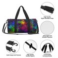 thumbnail image 4 of Balery Bright Universe Bolsa de Gimnasio para Mujeres y Hombres, Bolsa de Viaje Impermeable, Bolsa de Fin de Semana con Compartimento para Zapatos y Bolsillo Húmedo, 4 of 6