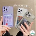 thumbnail image 2 of Titular De La Tarjeta Cartera Del Teléfono Caso Para iPhone 13 12 Pro 11Pro Max XR XS 8 7Plus Suave TPU Cubierta Trasera Gao Jiahui unisex, 2 of 2