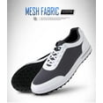 thumbnail image 2 of Breathable Mesh Golf Shoes Spikeless for Men Gray 6.5 UK, 2 of 2