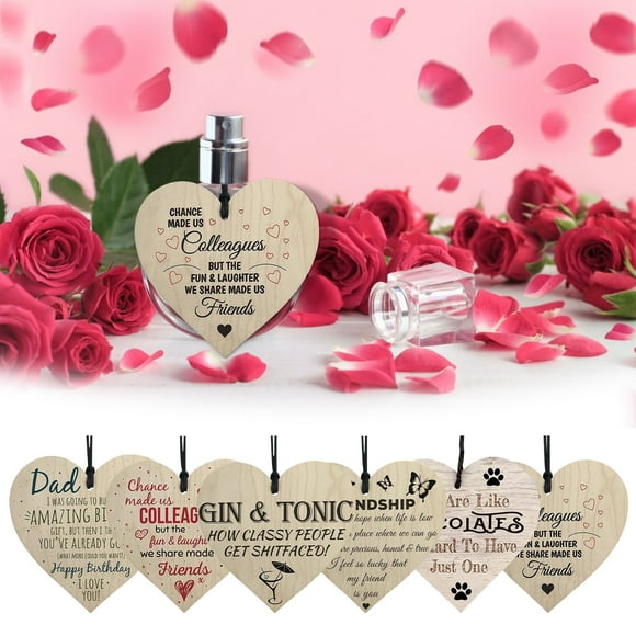 Panneau Cœur en Bois Personnalisé - Cadeau Personnalisé pour Enseignant & Merci avec Style Shabby Chic