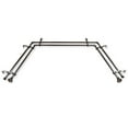 thumbnail image 2 of Magnolia 13/16" Bay Window Double curtain rod 20"-36", 38"-72" - Cocoa, 2 of 4
