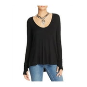 Free People Womens Malibu Thermal Pullover Sweater