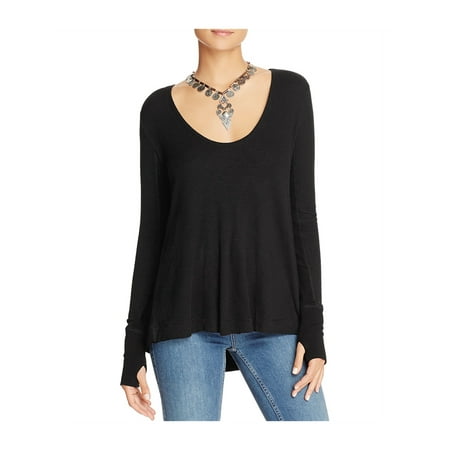 Free People Womens Malibu Thermal Pullover Sweater