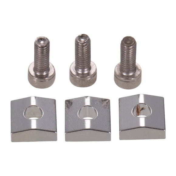 Cerraduras de cuerda Guitarra eléctrica Tremolo Puente Cuerdas Cerraduras Cuerdas Sistema de bloqueo Tuerca de metal Bloque y abrazadera Tornillos hexagonales Piezas de guitarra Accesorios, paquete de Tomshoo Cerraduras de cuerda