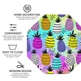 thumbnail image 3 of Vsdgher Graffiti Pineapples Leather Coasters for Drinks, Durable Drink Coasters 4 Set for Tabletop Protection, Luxurious Home Décor and Housewarming Gift ( {designName})Octagon, 3 of 6