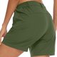 thumbnail image 5 of Karight Women's 6" Hiking Cargo Shorts Quick Dry with Pockets Work Golf Short Lightweight Outdoor Active Summer for Women, 5 of 8
