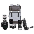 thumbnail image 2 of Big Capacity Photography Camera Waterproof Shoulders Backpack Video Tripod DSLR Bag w/ Rain Cover for Canon Nikon Sony Pentax Dark grey, 2 of 6