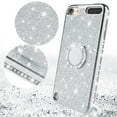 thumbnail image 3 of New Apple iPod Touch 5/6th/7th Generation Case Glitter Bling Ring Stand for Girl Women - Silver, 3 of 6