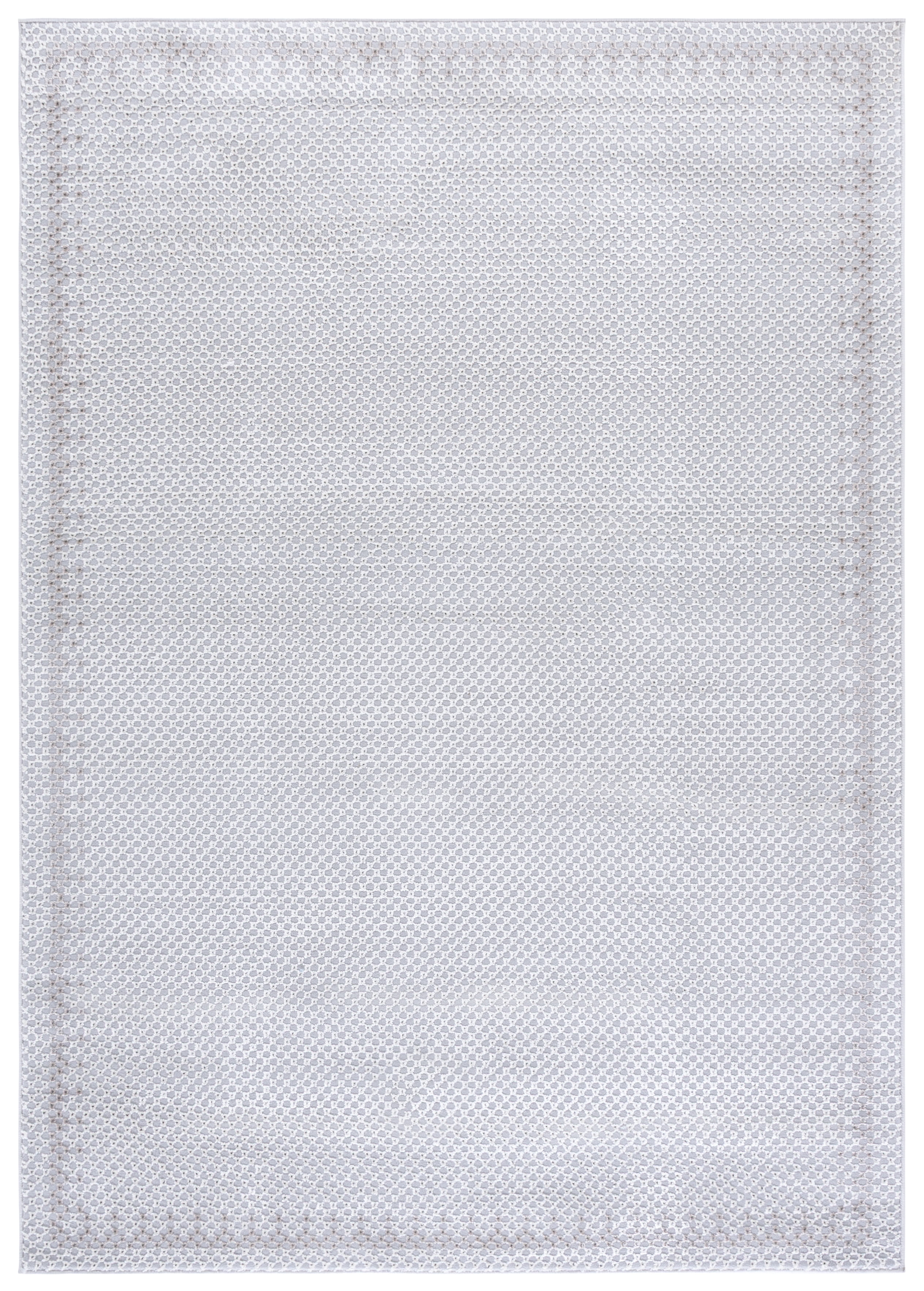 SAFAVIEH Continental Ermintrude Distressed Area Rug, Light Gray/Dark Gray, 4' x 6'