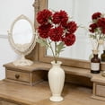 thumbnail image 4 of Artificial 6-headed Chrysanthemum Bouquet Small Bouquet Wedding Bridal Bouquet Artificial Flower Arrangement Setting., 4 of 6