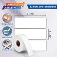 thumbnail image 4 of Dymo 30252 Compatible Labels 12 Rolls, Height 4", Length 9", Weight 3.41oz, 350 Count per Pack, 4 of 8
